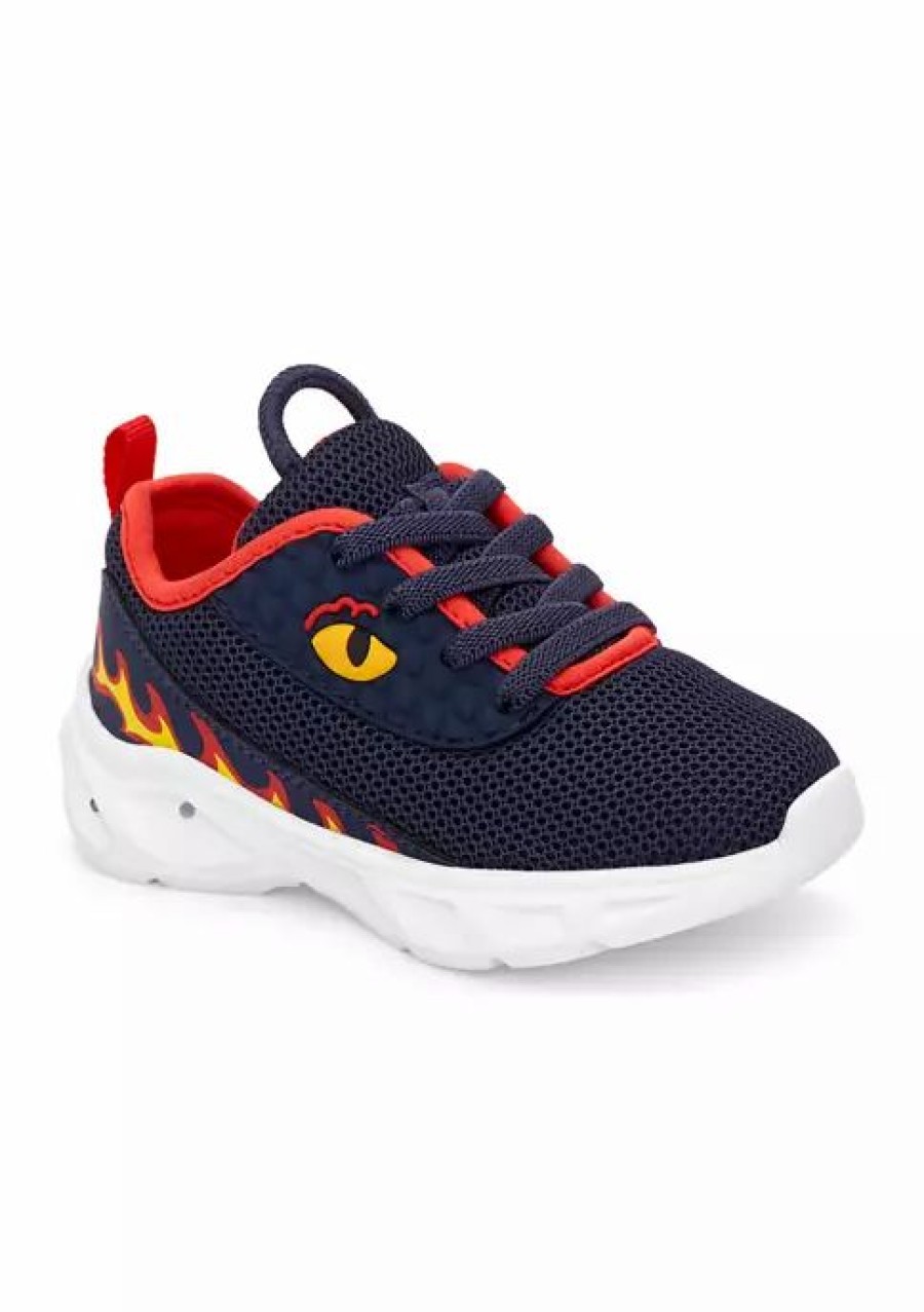 Women * | Flash Sale Carter'S Toddler Boys Creek Lighted Sneakers Navy