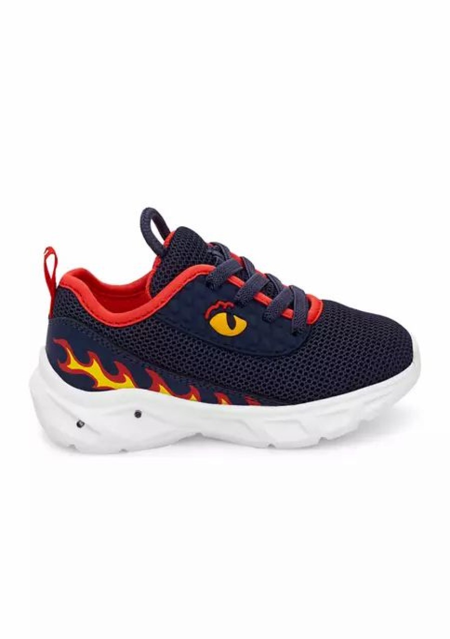 Women * | Flash Sale Carter'S Toddler Boys Creek Lighted Sneakers Navy