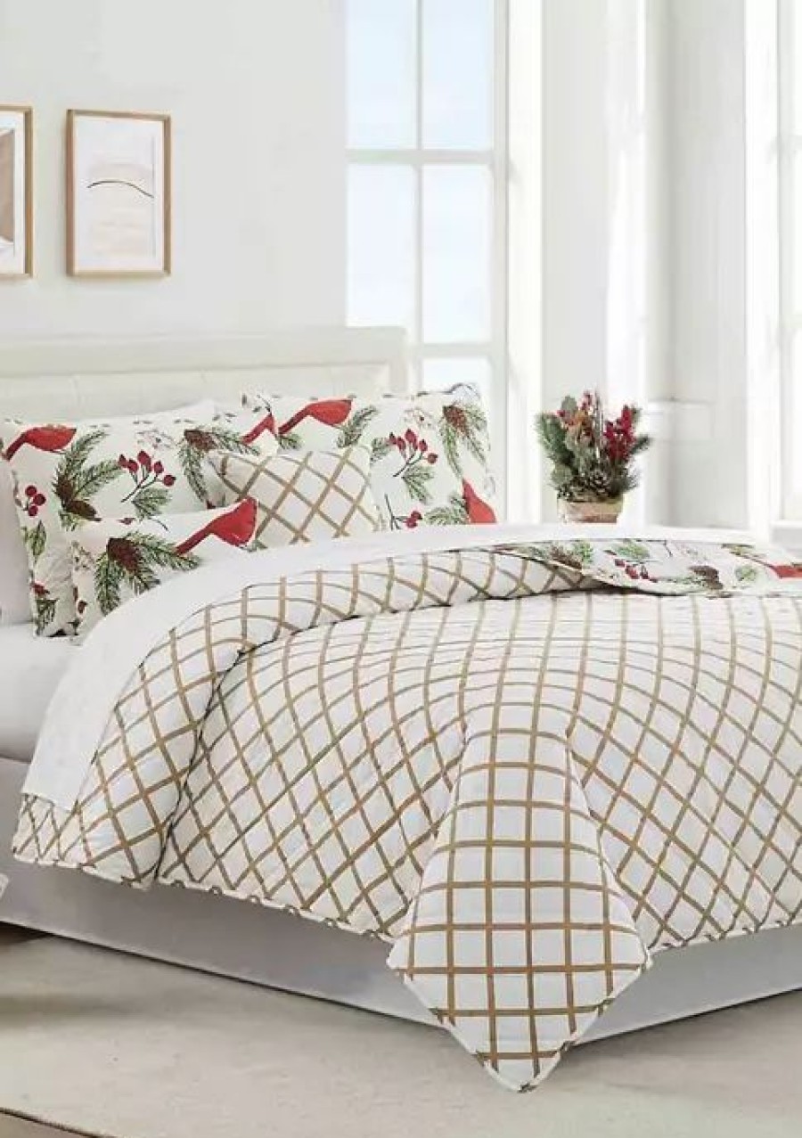 Bed & Bath * | New Modern. Southern. Home. Cardinal Quilt Set Multi