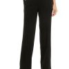 Women * | Best Reviews Of Kasper Women'S Pinstripe Trouser Pants Black Combo