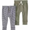 Kids * | Promo Carter'S Baby Boys 2-Pack Of Pants Assorted