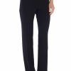 Women * | New Kasper Women'S Kristy Slim Pants Black