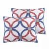 Bed & Bath * | Budget Modern. Southern. Home. Americana Ring Standard Sham Blue