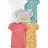 Kids * | Top 10 Carter'S Baby 5-Pack Short-Sleeve Original Bodysuits Assorted (