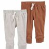 Kids * | Discount Carter'S Baby Boys 2-Pack Of Pants Assorted