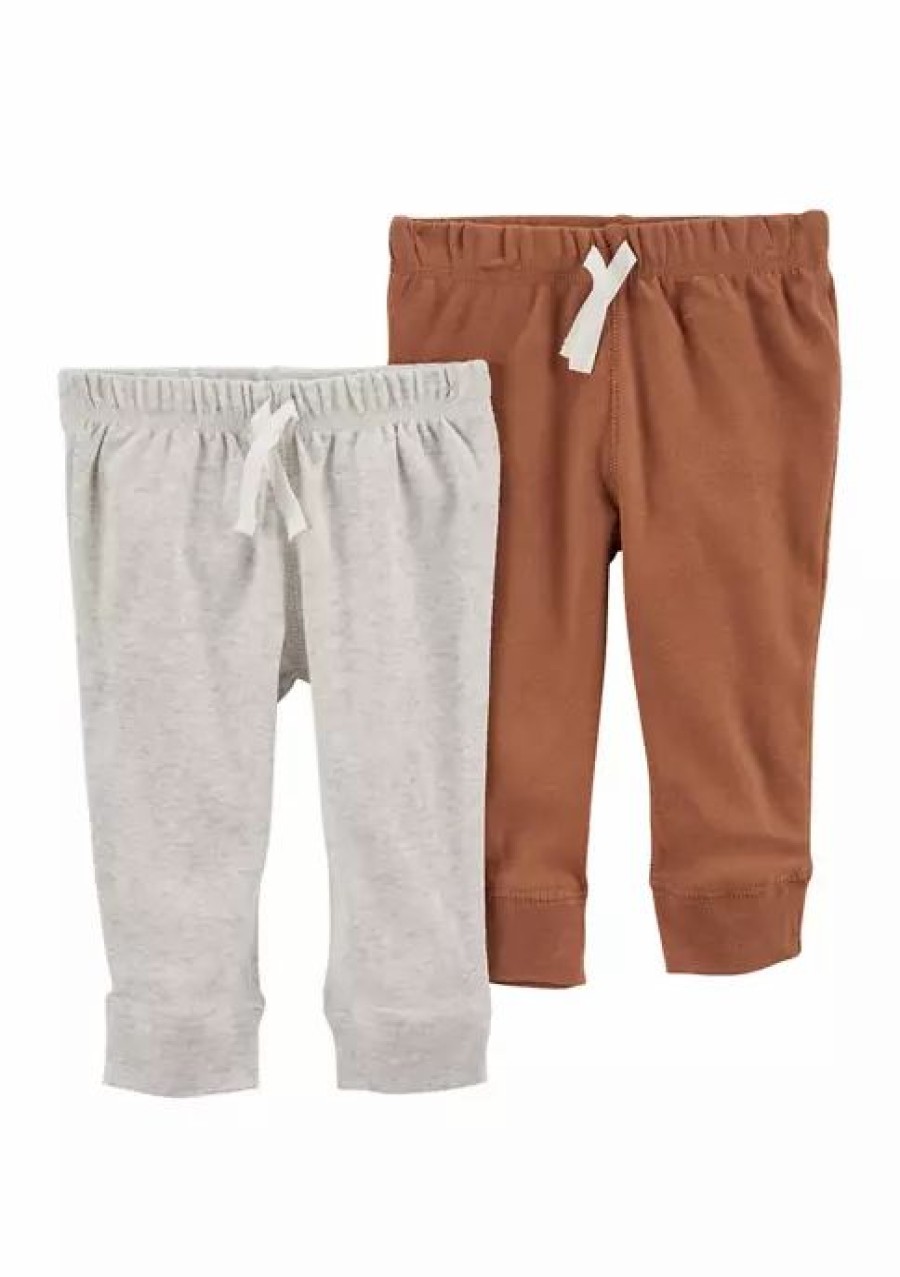 Kids * | Discount Carter'S Baby Boys 2-Pack Of Pants Assorted