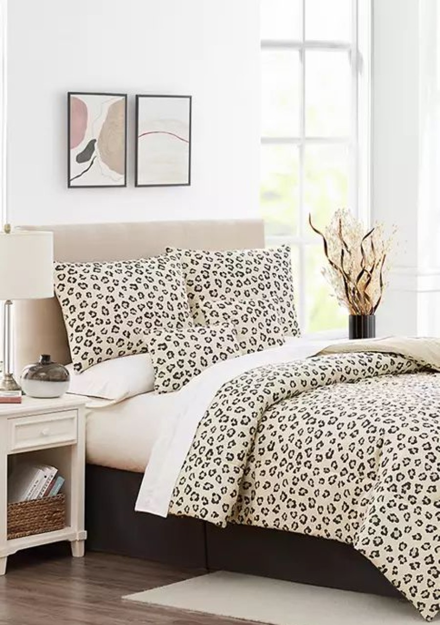 Bed & Bath * | Outlet Modern. Southern. Home. Cheetah Print 6 Piece Comforter Set Multi