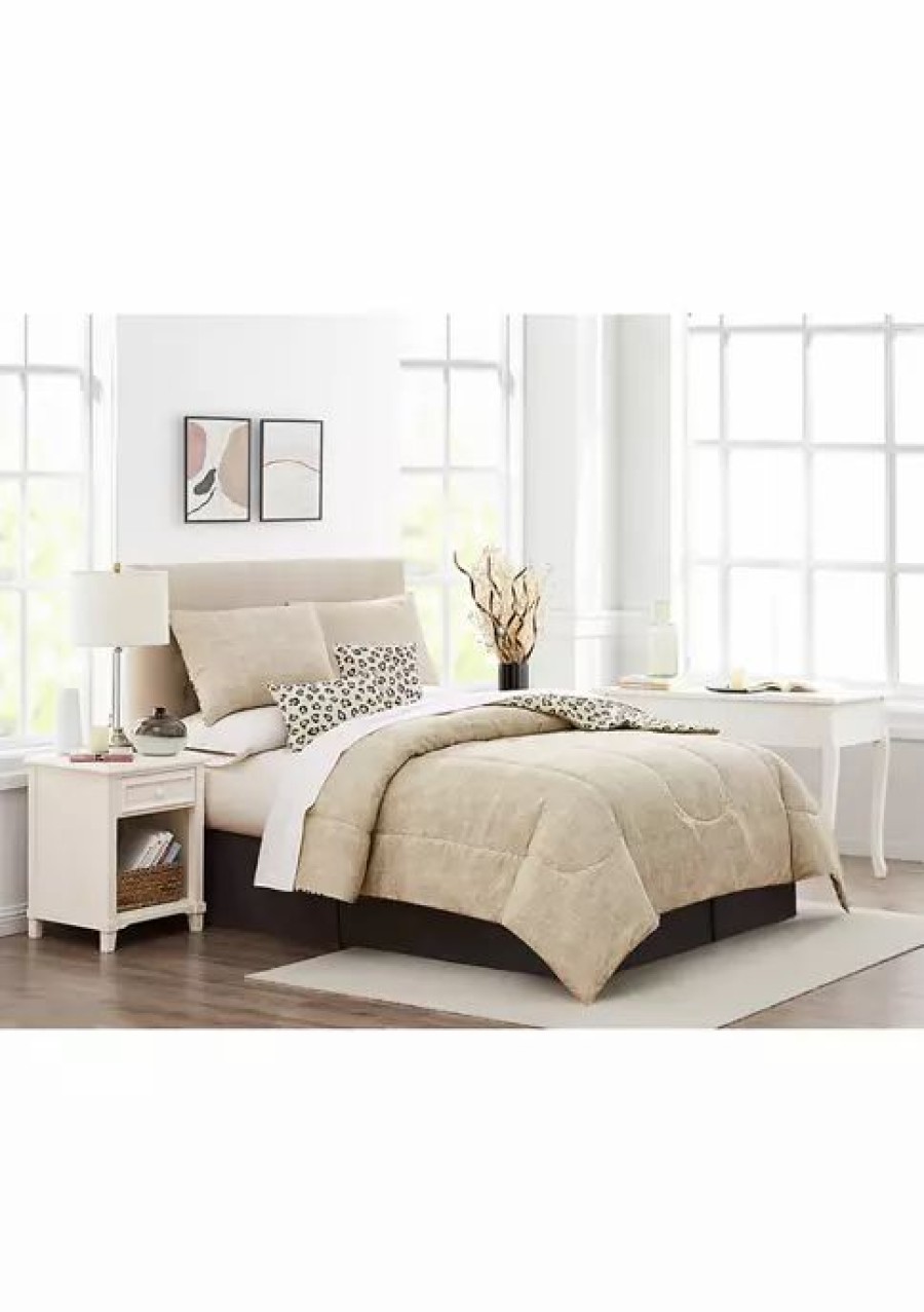 Bed & Bath * | Outlet Modern. Southern. Home. Cheetah Print 6 Piece Comforter Set Multi