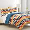 Bed & Bath * | Best Pirce Modern. Southern. Home. Geometric Comforter Set Blue