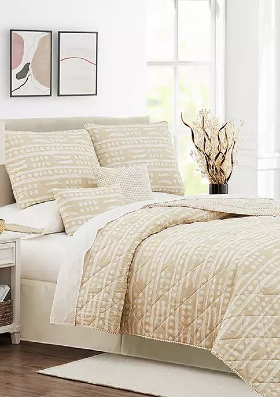 Bed & Bath * | Coupon Modern. Southern. Home. Geometric 6 Piece Quilt Set Multi