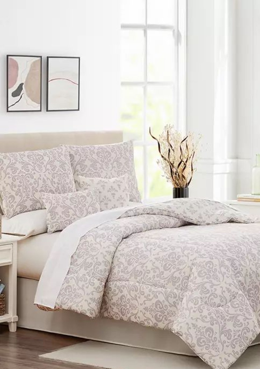 Bed & Bath * | Promo Modern. Southern. Home. Vendome 6 Piece Comforter Set Purple