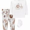 Kids * | Cheapest Carter'S Baby 3-Piece Safari Animals Outfit White (100