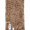 Bed & Bath * | Brand New Modern. Southern. Home. Heated Faux Fur Throw Blanket Cheetah