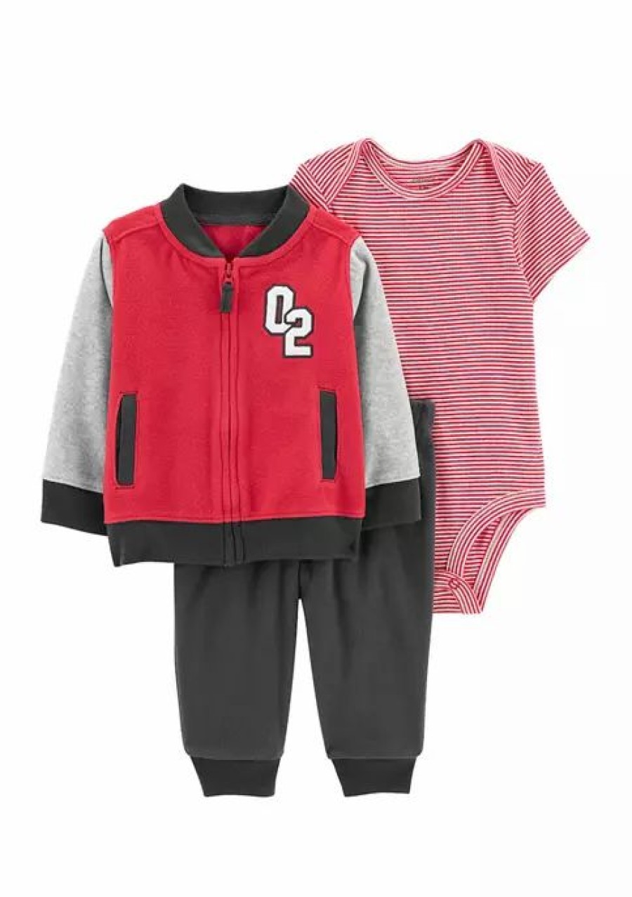 Kids * | Flash Sale Carter'S Baby Boys Sports Set Red