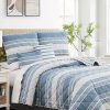 Bed & Bath * | Brand New Modern. Southern. Home. Chanson Quilt Set Blue