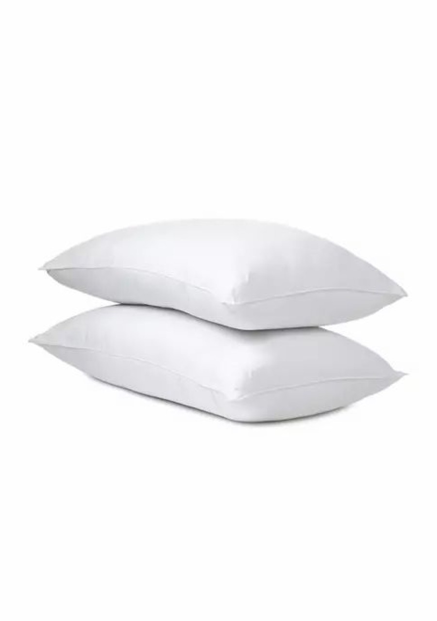 Bed & Bath * | New Modern. Southern. Home. Essentials 2 Pack Hypo Allergenic Bed Pillow King White