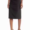 Women * | Flash Sale Kasper Petite Skimmer Skirt Black