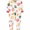 Kids * | Wholesale Carter'S Toddler Girls Printed One Piece Pajama Fruits