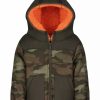 Kids * | Outlet Carter'S Toddler Boys Printed Puffer Jacket Camo