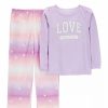 Kids * | Best Reviews Of Carter'S Girls 7-16 2-Piece Graphic Pajama Set Love