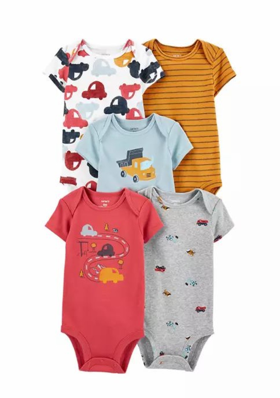 Kids * | Coupon Carter'S Baby 5-Pack Short-Sleeve Original Bodysuits Assorted (