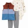 Kids * | Best Reviews Of Carter'S Baby Boys Color Block Vest Set Multi Colored