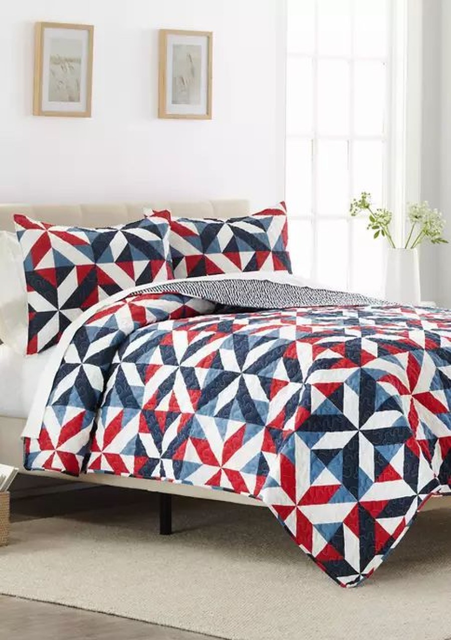 Bed & Bath * | New Modern. Southern. Home. Boone Reversible Quilt Set Multi