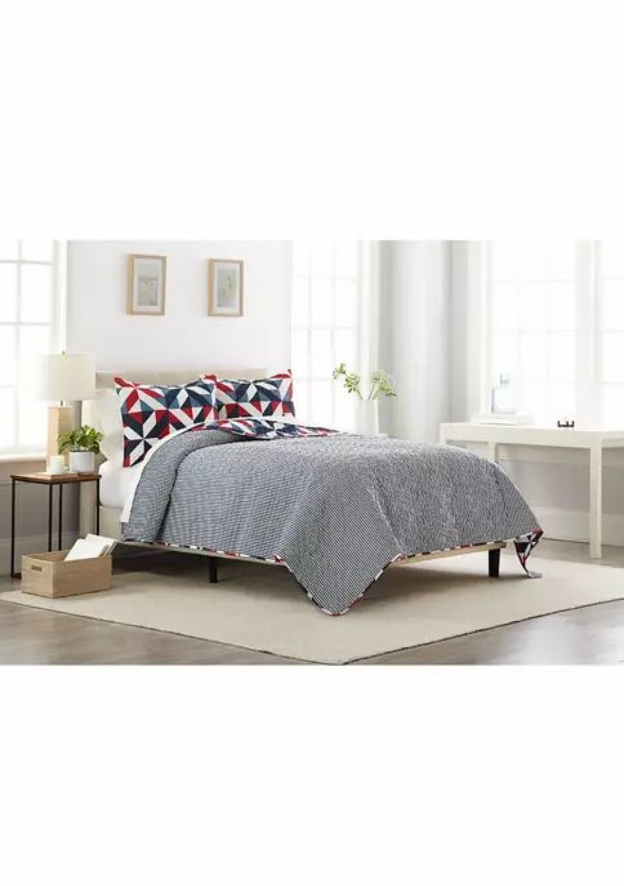 Bed & Bath * | New Modern. Southern. Home. Boone Reversible Quilt Set Multi