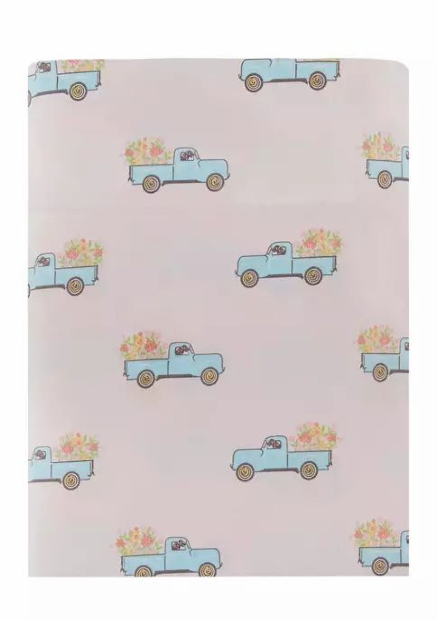 Bed & Bath * | Best Pirce Modern. Southern. Home. Flower Trucks Microfiber Sheet Set Pink