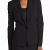 Women * | Deals Kasper Petite Single Button Jacket Black