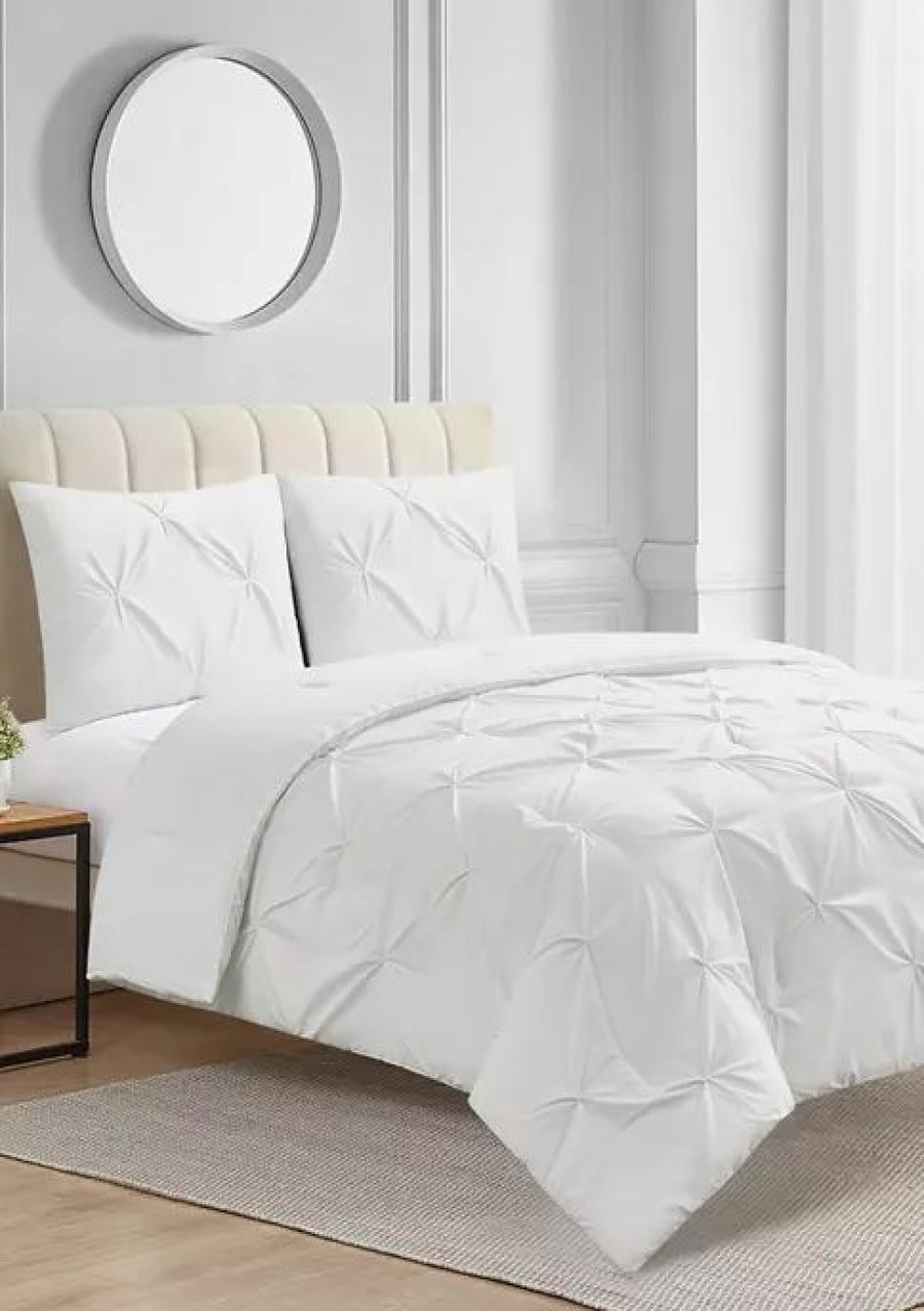 Bed & Bath * | Cheapest Modern. Southern. Home. Kiss Pleated Comforter Set