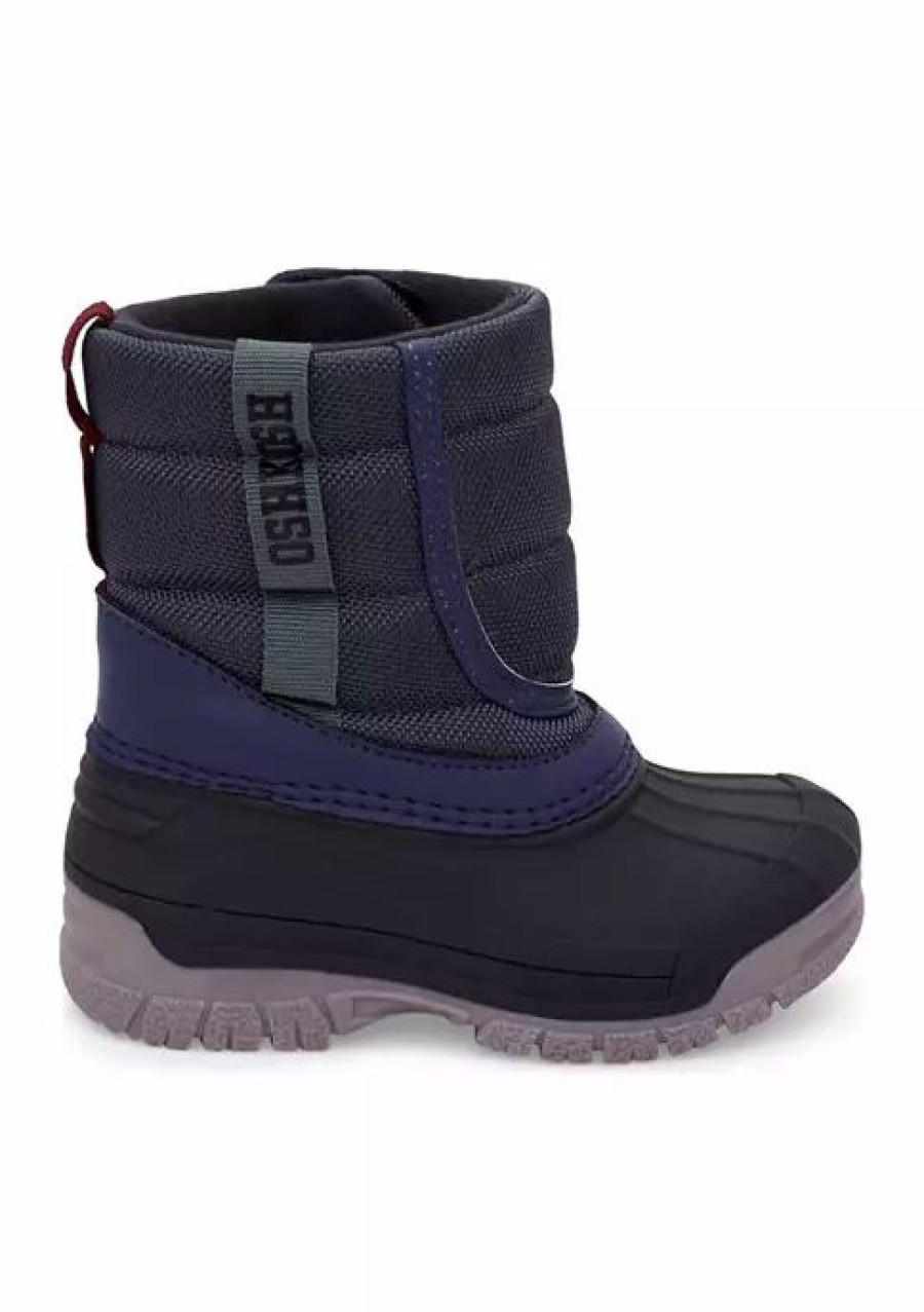 Shoes * | New Carter'S Toddler Boys Splash Boots Black