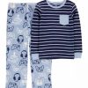 Kids * | Outlet Carter'S Boys 8-20 2-Piece Video Game Printed Pajama Set Blue