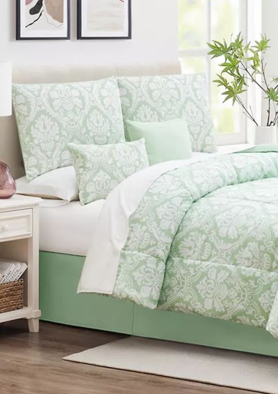 Bed & Bath * | Budget Modern. Southern. Home. Lusk 6-Piece Comforter Set Sage