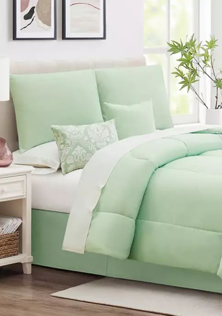 Bed & Bath * | Budget Modern. Southern. Home. Lusk 6-Piece Comforter Set Sage