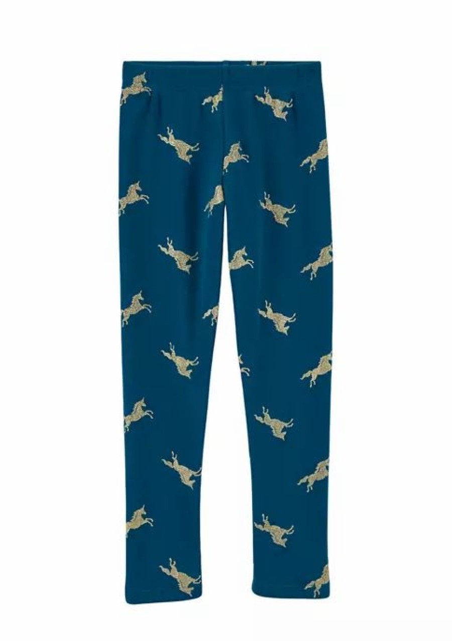 Kids * | Buy Carter'S Girls 7-16 Cozy Leggings Turquoise Unicorn