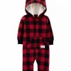 Kids * | Budget Carter'S Baby Boys Buffalo Plaid Bodysuit Plaid (981