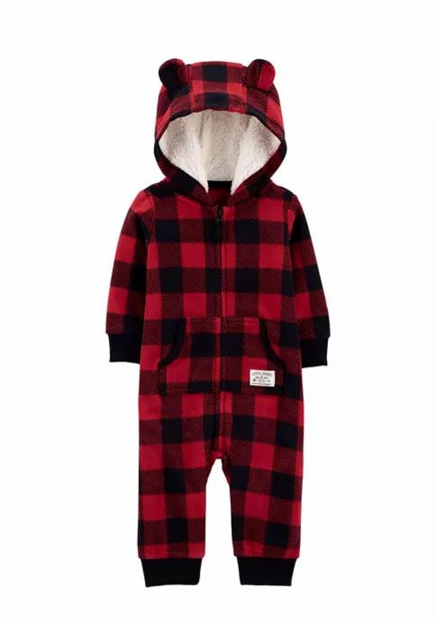 Kids * | Budget Carter'S Baby Boys Buffalo Plaid Bodysuit Plaid (981