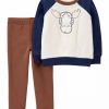 Kids * | Discount Carter'S Baby Boys Moose Set Assorted