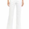 Women * | Discount Kasper Women'S Faux Button Trousers Soft White