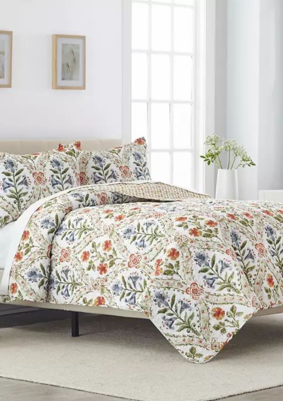 Bed & Bath * | Promo Modern. Southern. Home. Victoria'S Garden Quilt Set Multi