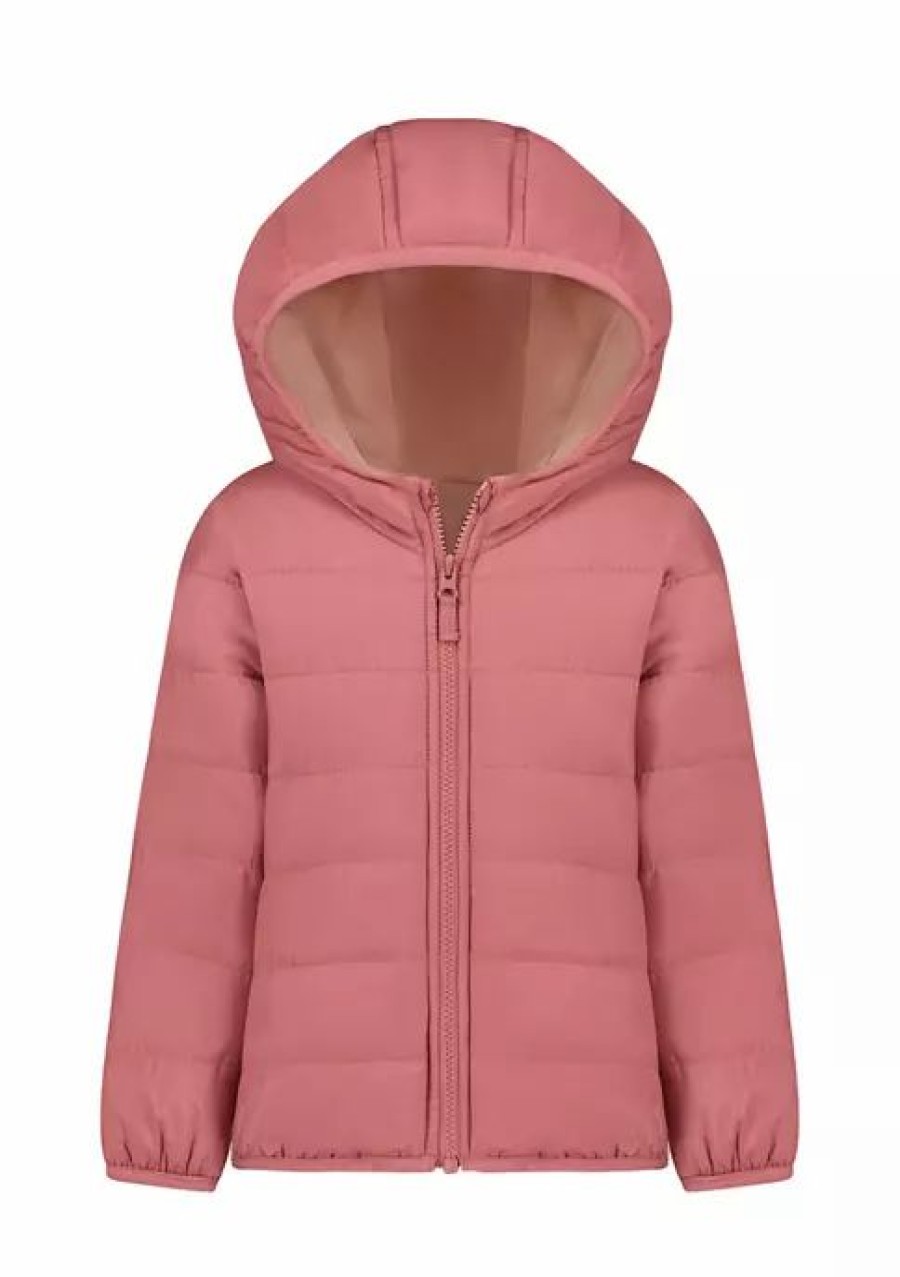 Kids * | Promo Carter'S Toddler Girls Midweight Packable Puffer Jacket Rose