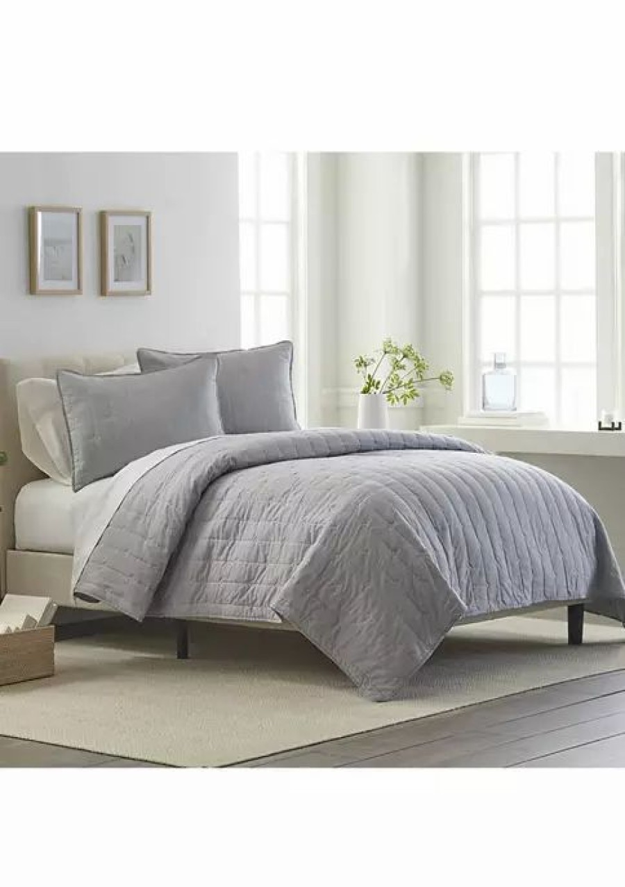 Bed & Bath * | Hot Sale Modern. Southern. Home. 3 Piece Quilt Set