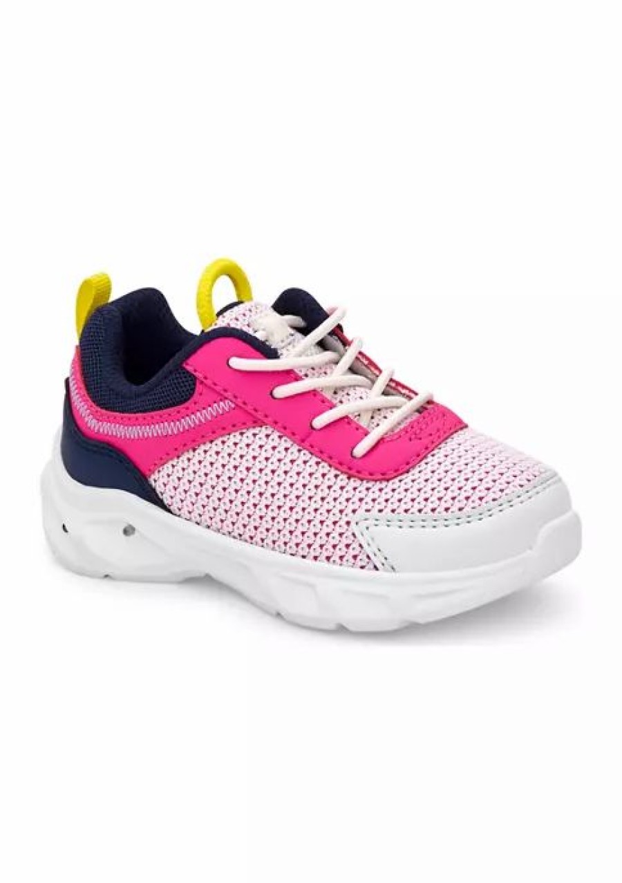 Shoes * | Flash Sale Carter'S Toddler Girls Oaker Lighted Sneakers Multi