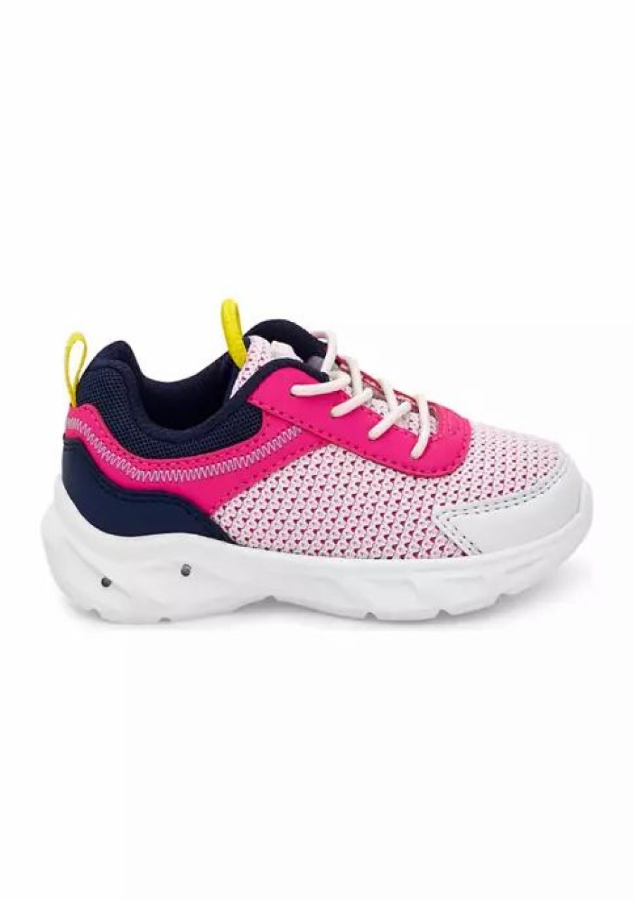 Shoes * | Flash Sale Carter'S Toddler Girls Oaker Lighted Sneakers Multi