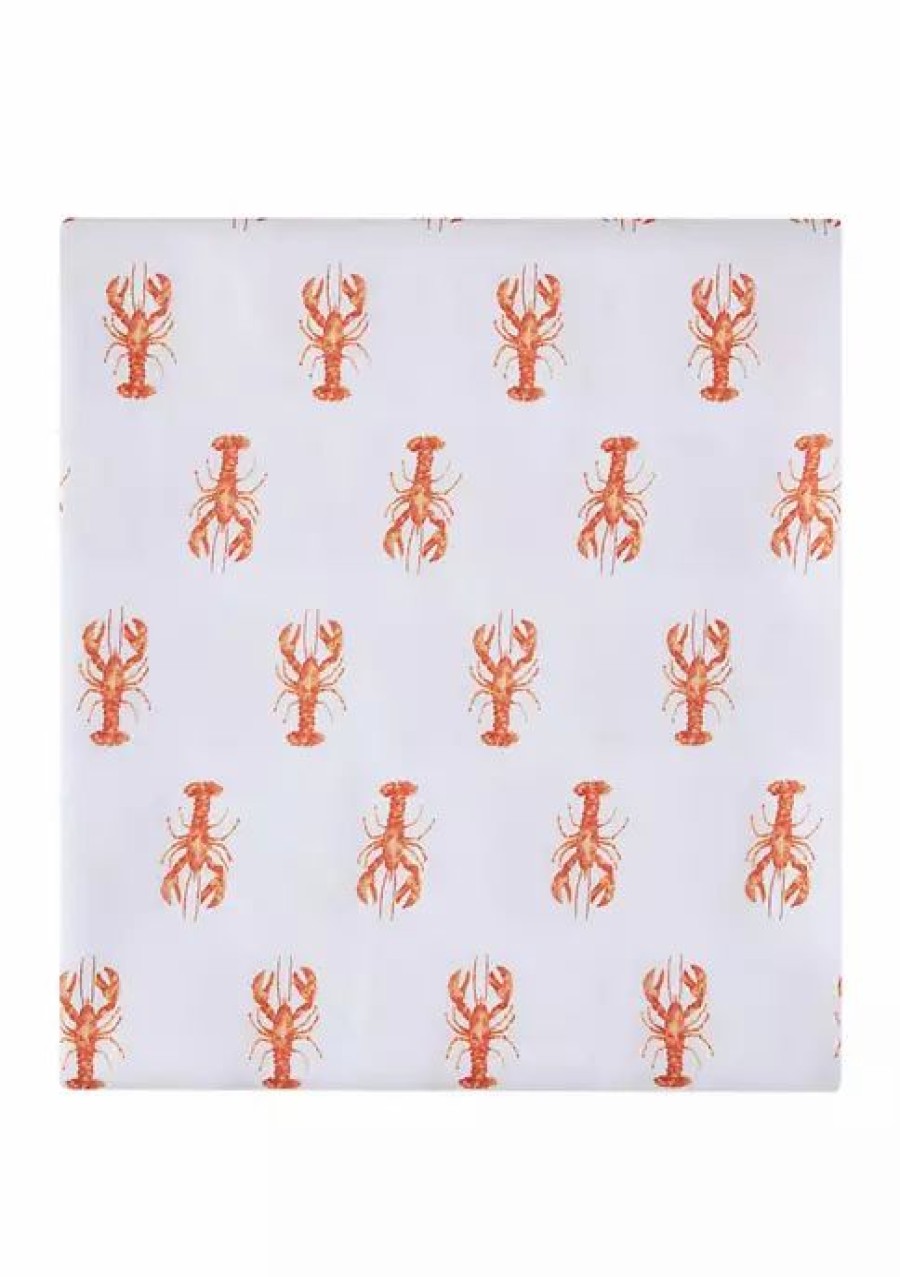 Bed & Bath * | New Modern. Southern. Home. Coastal Lobsters Sheet Set Multi