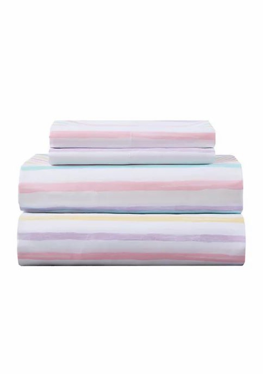 Bed & Bath * | Top 10 Modern. Southern. Home. Kids Stripe Sheet Set