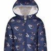 Kids * | Discount Carter'S Toddler Boys Printed Puffer Navy