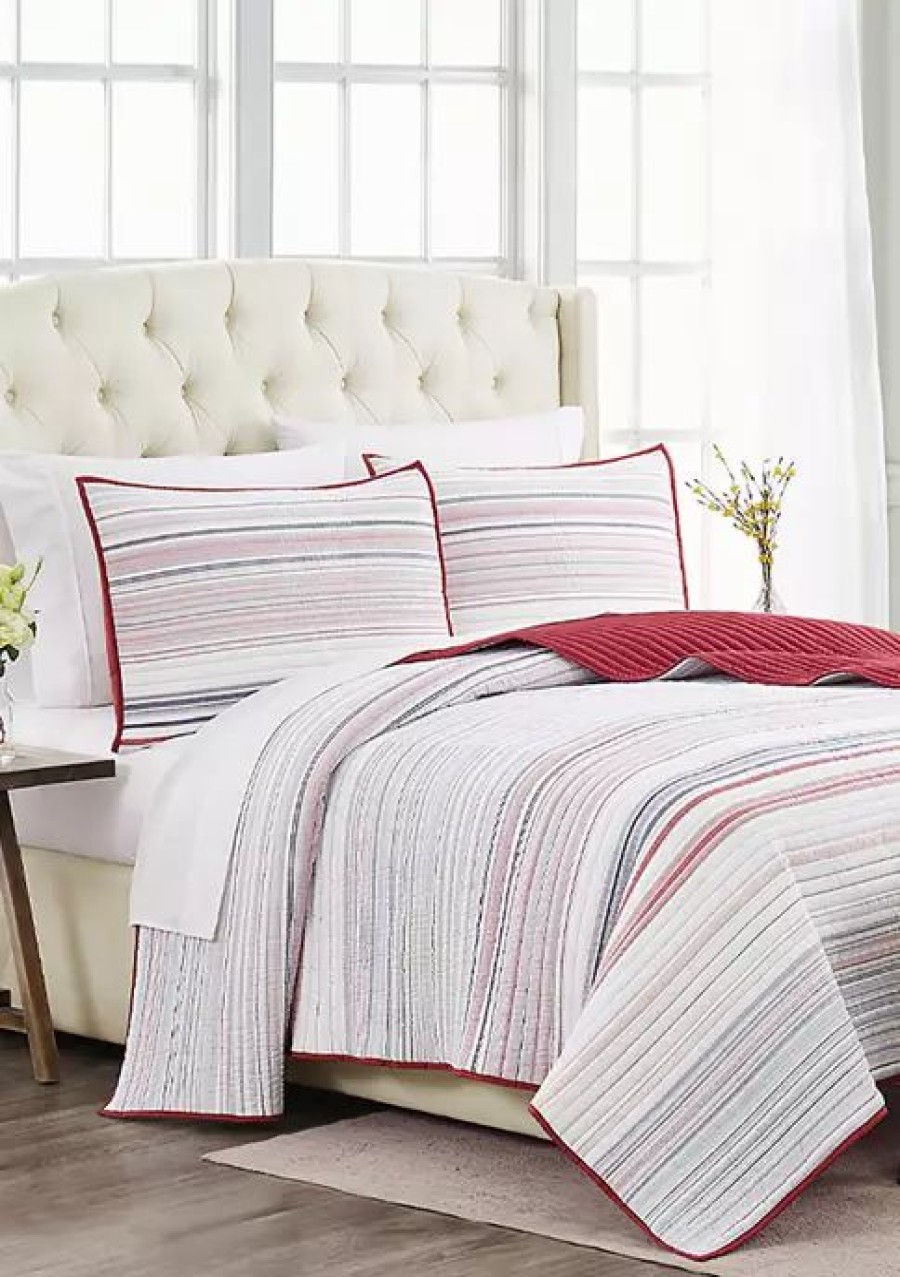 Bed & Bath * | Cheapest Modern. Southern. Home. Stripe Quilt Set Multi