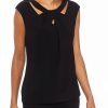 Women * | Wholesale Kasper Women'S Cross Neck Cami